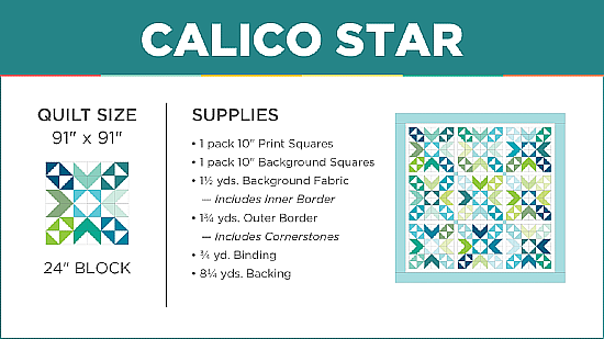 Calico Star Quilt Tutorial