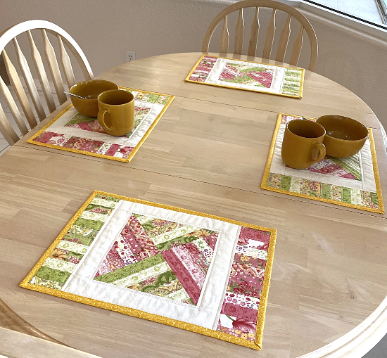 Set a Festive Autumn Table with Leaf Placemats - Quilting Digest in 2023