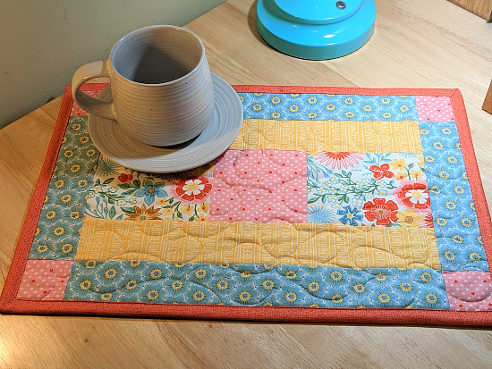 Well Dressed Quilted Placemat Pattern