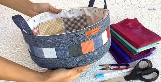 4 IDEAS DENIM PATCHWORK BAGS TO MAKE, SEWING PROJECTS FOR SCRAP FABRIC