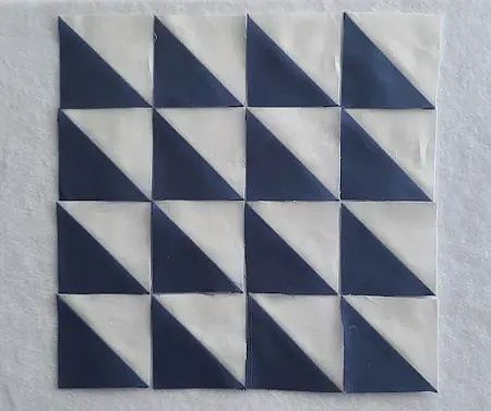 10 Half Square Triangle Quilt Blocks – Quilting