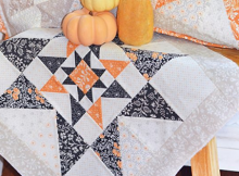Stars of the Harvest Table Topper and Pillow Pattern