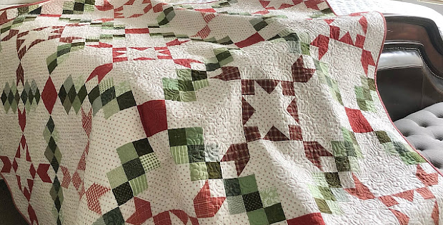 Christmas Kaleidoscope Quilt Pattern