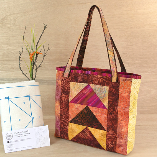 Tori Quilt-As-You-Go Tote Bag Pattern Kit