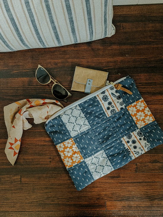 Reversible Riley Tote and Zipper Pouch Pattern
