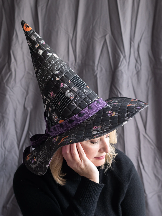 The Spellbound Quilted Witch Hat Sewing Pattern