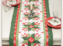 Home for the Holidays Table Runner Pattern