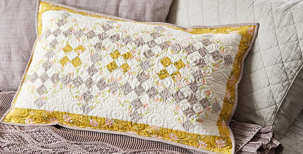 Patchwork Pillow Sham Pattern