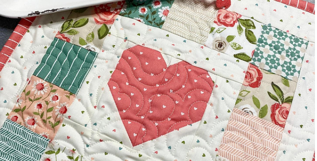 H is for Heart Quilt Pattern