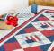 Land of Liberty Patriotic Table Runner and Wallhanging Pattern
