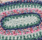 Oval Swedish Rag Rug Pattern