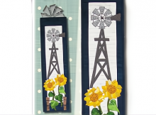 Windmill and Sunflowers Wall Hanging Pattern