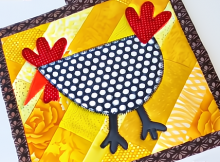 Quilted Chicken Potholder Pattern