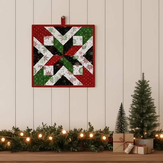 Shining Star Quilt Block Pattern