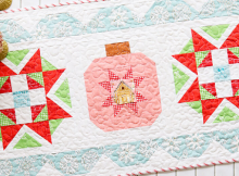 Starry Ornament Table Runner Pattern