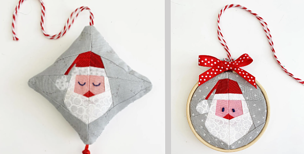 Santa Quilt Block Pattern