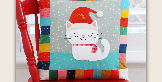 Festive Feline Pillow Pattern