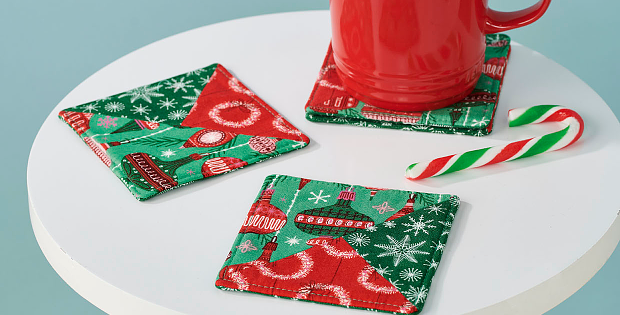 Christmas Patchwork Coasters