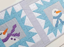 Snowman Table Runner Pattern