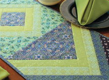 Quilt As You Go Table Runner Pattern