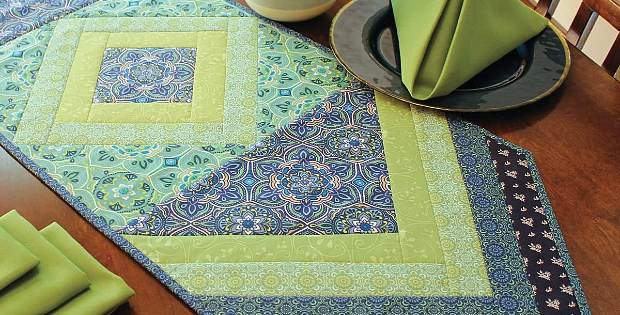 Quilt As You Go Table Runner Pattern