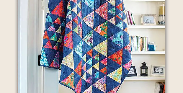 Triangle Party Quilt Pattern