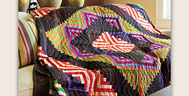 Log Cabin Quilt Pattern