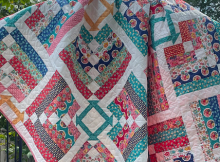 Irish Churn Cabin Quilt Pattern