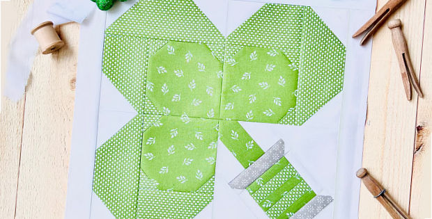 Sew Lucky Quilt Block Pattern