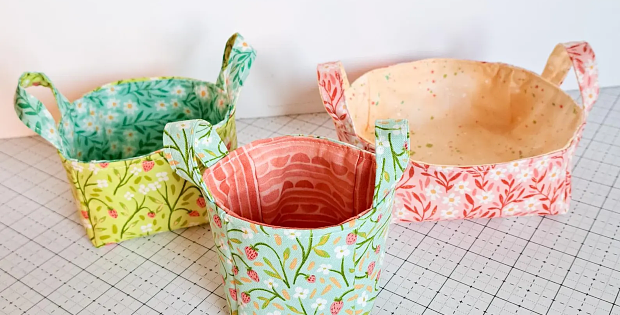 Trio of Trinket Baskets Pattern