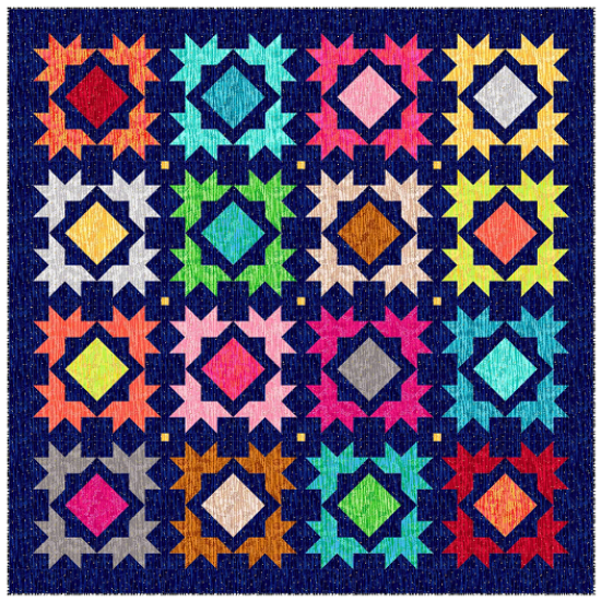 Crystal Systems Quilt Pattern