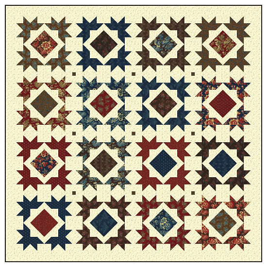 Crystal Systems Quilt Pattern