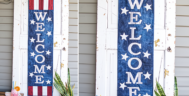 A BIG Welcome Patriotic Quilt Pattern