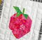 Patchwork Strawberry Mini Quilt Pattern