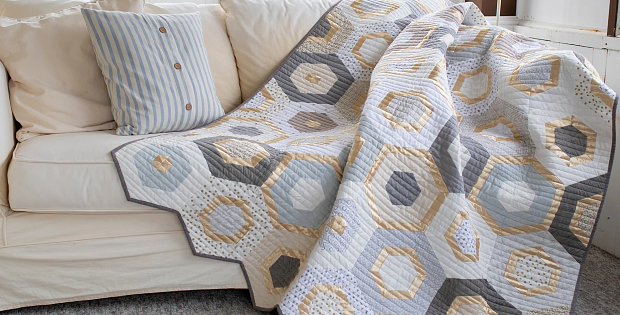 Honeycomb Hexagon Quilt Pattern