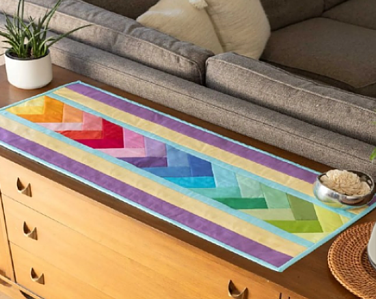 Venice Quilt As You Go Table Runner Pattern