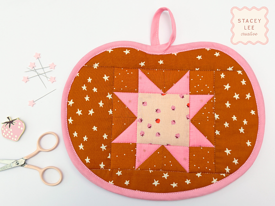 Pumpkin Star Pot Holder Tutorial