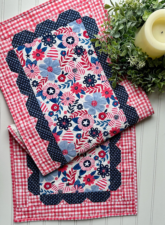 Sassy Scalloped Table Runner Pattern