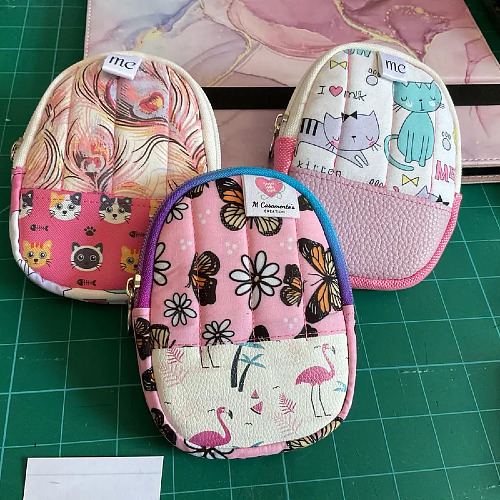 Mini Backpack Card Holder Pattern