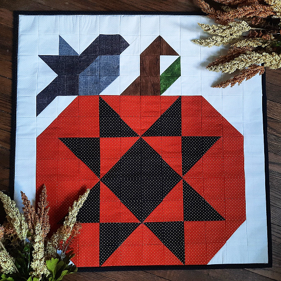 Ohio Star Pumpkin Mini Quilt Pattern