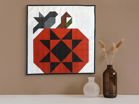 Ohio Star Pumpkin Mini Quilt Pattern