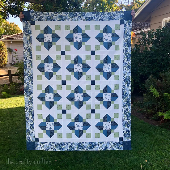 Vinca Blossom Quilt Pattern