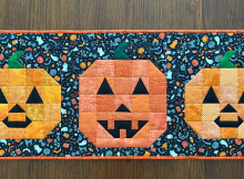 Jolly Jack-O-Lantern Table Runner Pattern