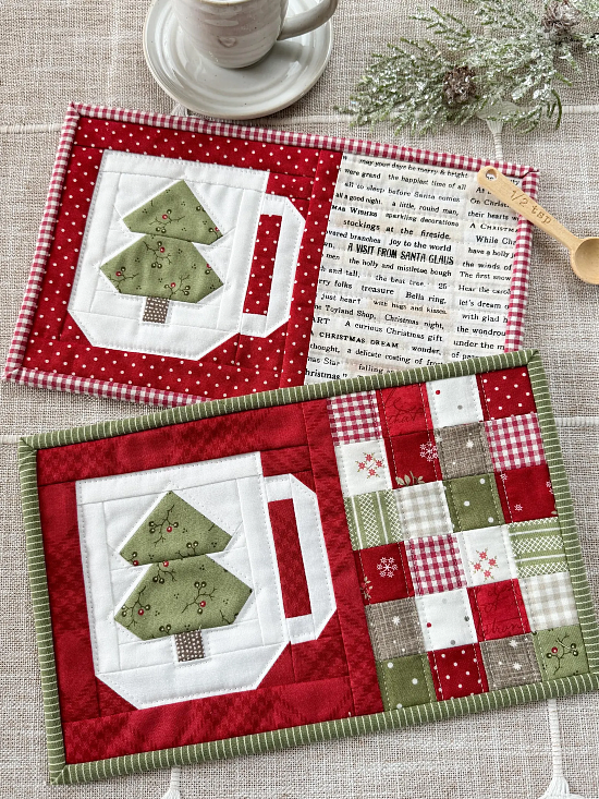 Pattern: Holiday Latte Mug Rugs Pattern