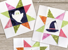 Sawtooth Halloween Minis Block Pattern