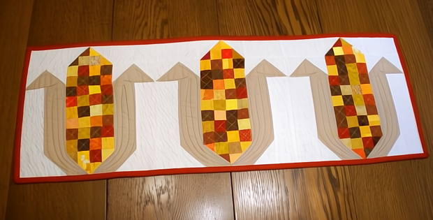 Calico Corn Table Runner Pattern Set