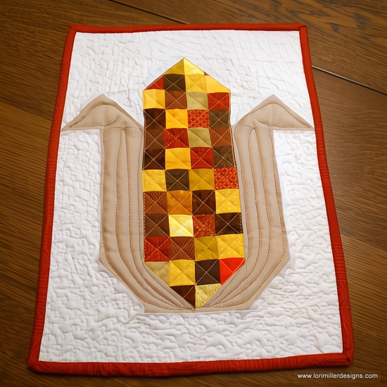 Calico Corn Table Runner Pattern Set