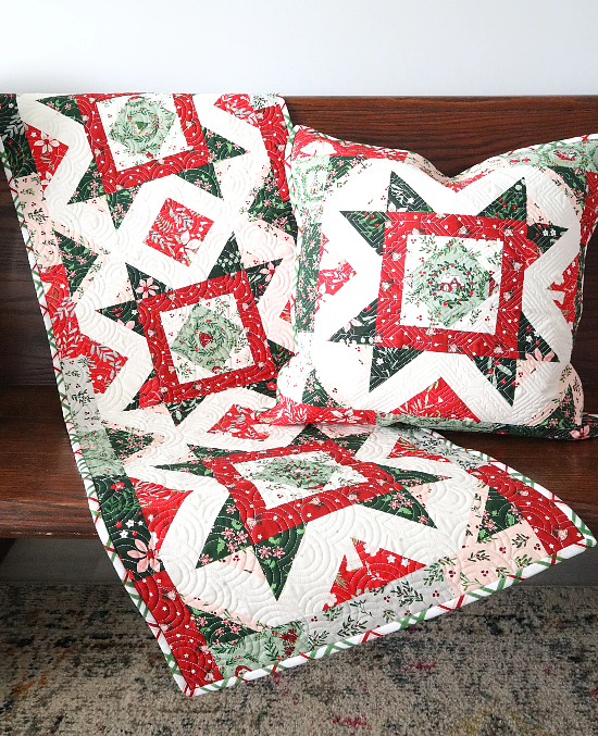 A Little Christmas Runner and Pillow Pattern