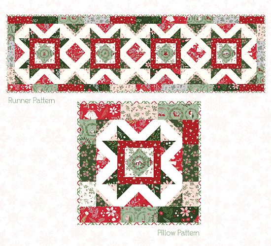 A Little Christmas Runner and Pillow Pattern