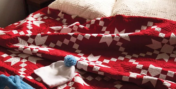 Peppermints & Snowflakes Quilt Pattern